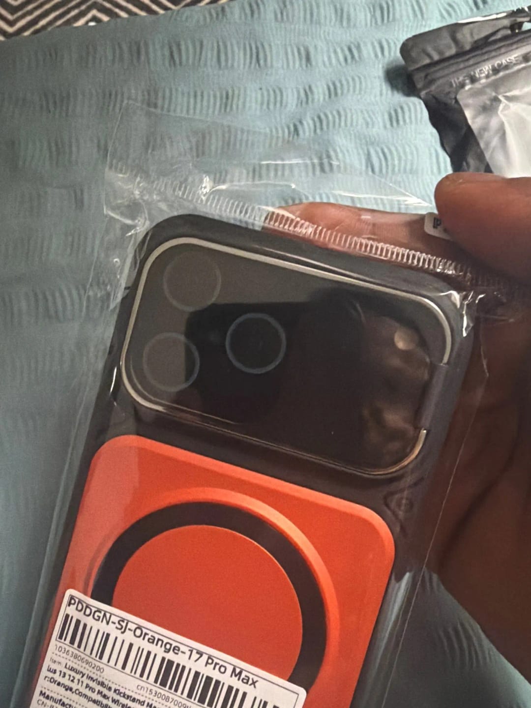 Customer photo review of LuxuryKase Hybrid Armour Case | Built-In Foldable Kickstand | Flip Camera Lens Protection Frame Design | MagSafe Compatible | Rugged PC & TPU Cover For iPhone & Samsung Series