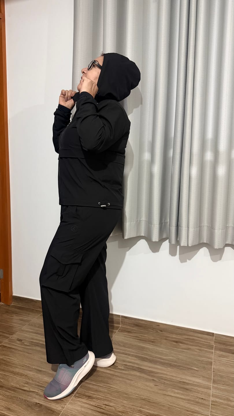 Customer photo review of SET OVERTRIP CLASSIC NEGRO (CASACA + CARGO)