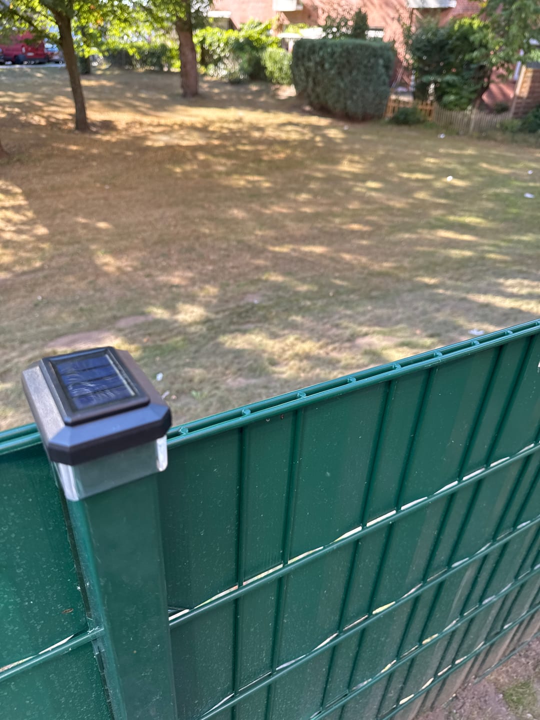 Customer photo review of 6040 Solar Zaunleuchte LED - 60X40mm