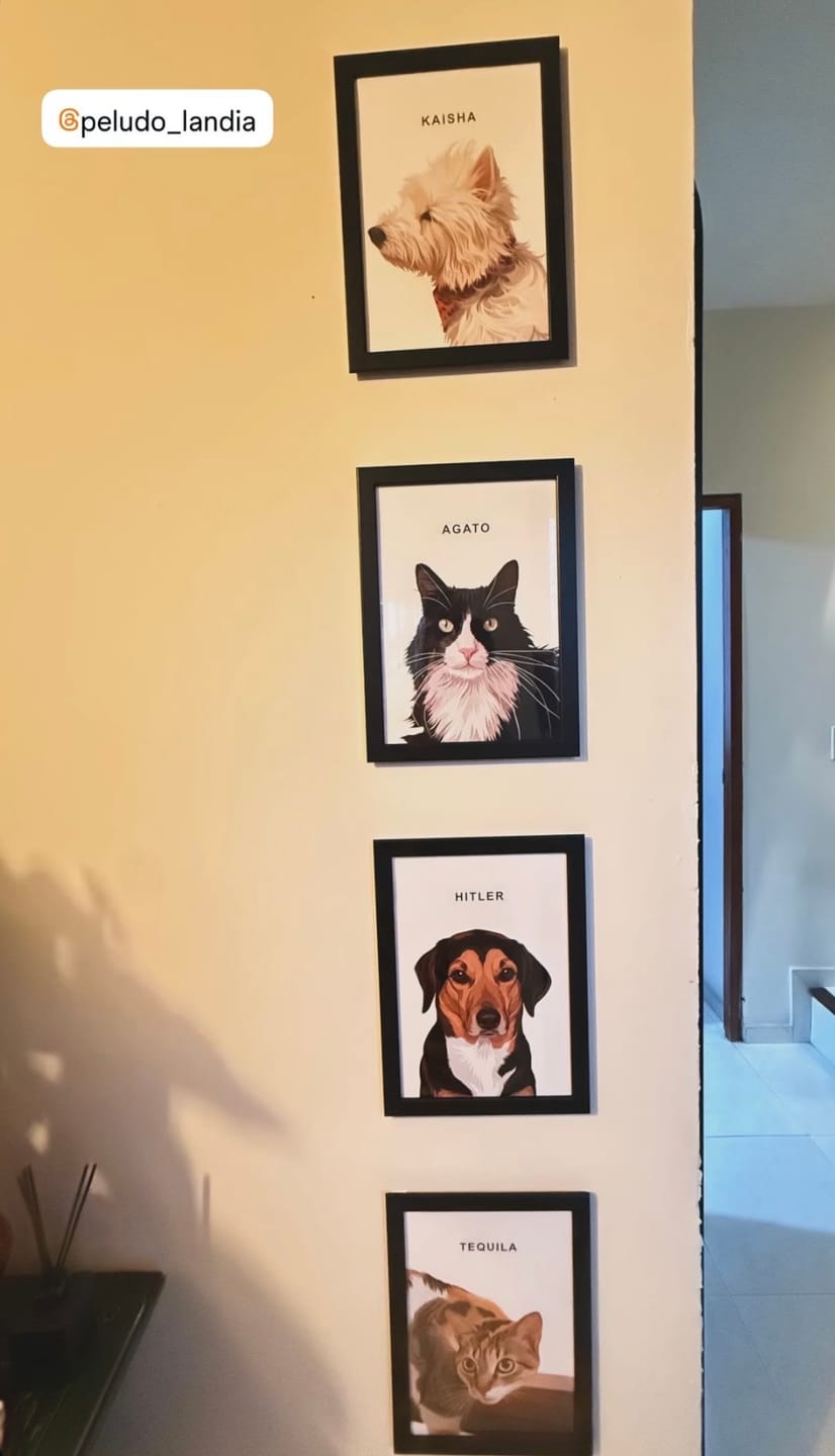 Customer photo review of Retrato Personalizado