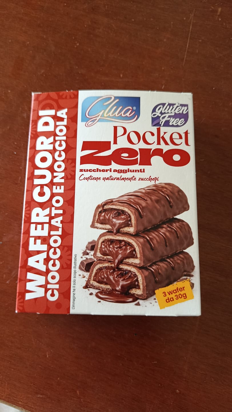 Customer photo review of Pocket Wafer cuor di cioccolato e nocciola