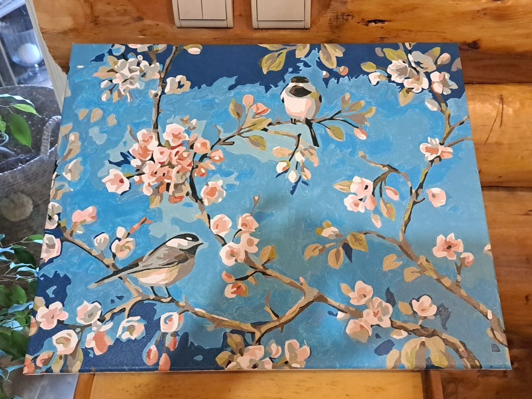 Customer photo review of Fleurs et oiseaux 2