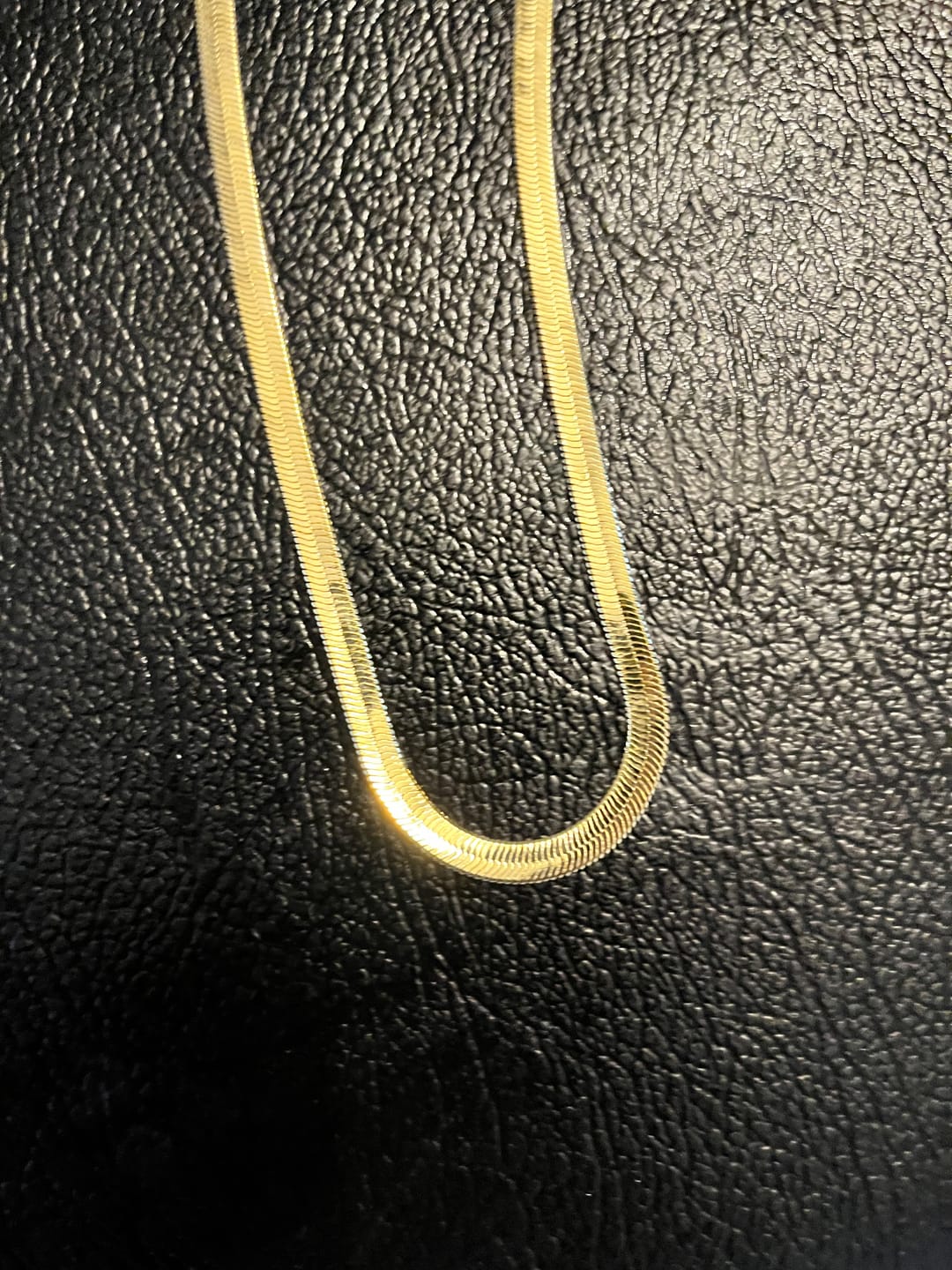 Customer photo review of Delayne 18k White Gold Plated Stacking Necklace Chain
