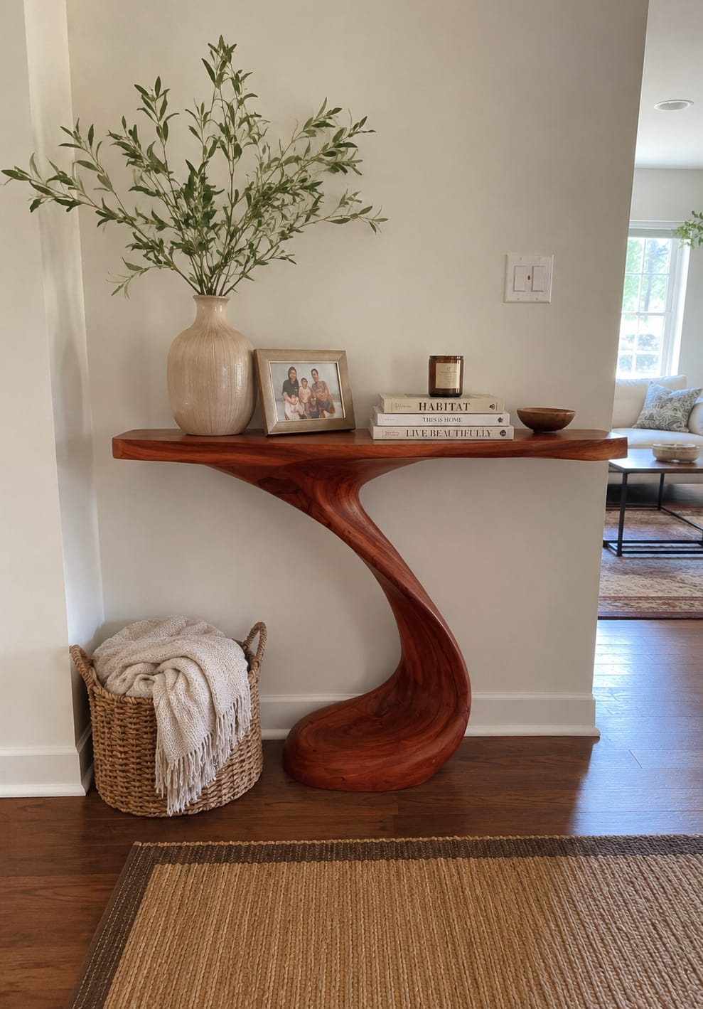 Customer photo review of Live Edge Corner Floating Shelves Solid Wood Wall Mounted Storage