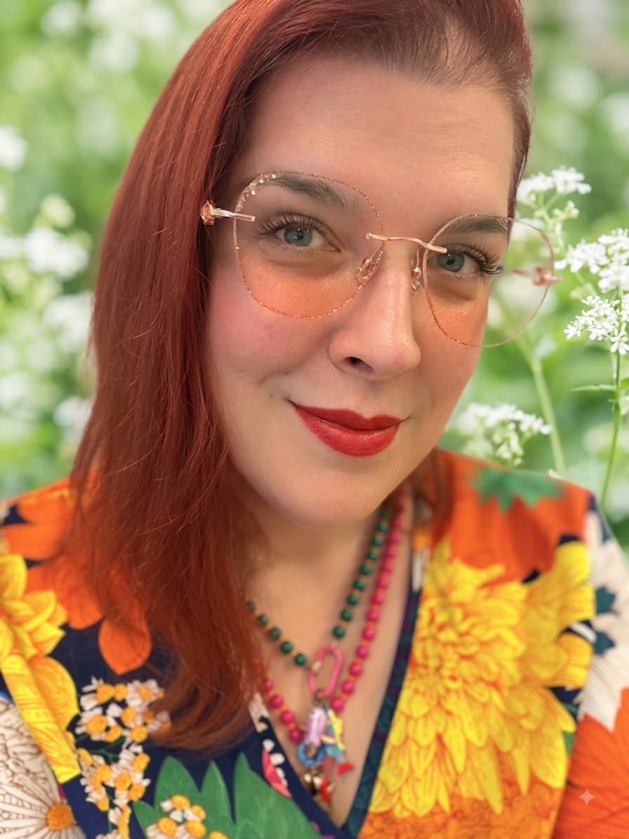 Customer photo review of Glitter Eyeglasses