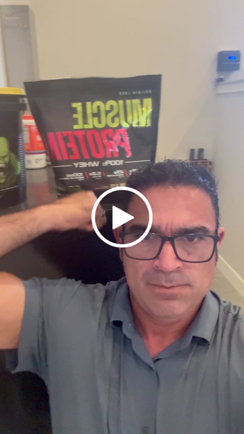 Customer video review of 100% Whey Protein Powder