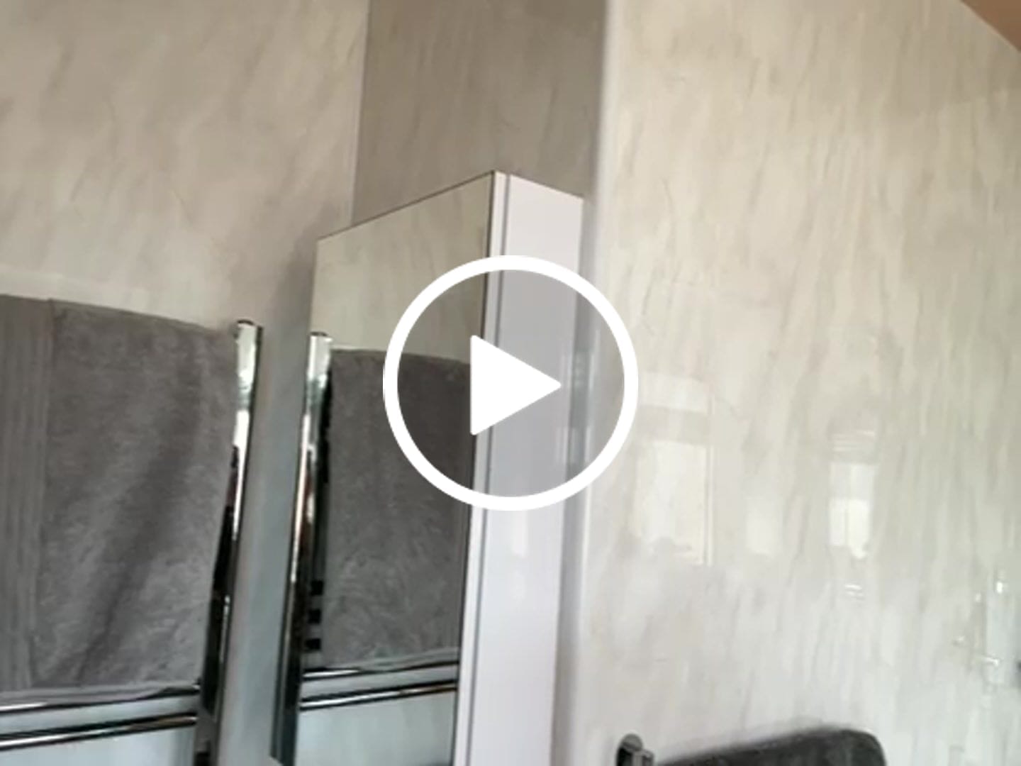 Customer video review of 10mm Lightning Marble Gloss Shower Panel 1M x 2.4M