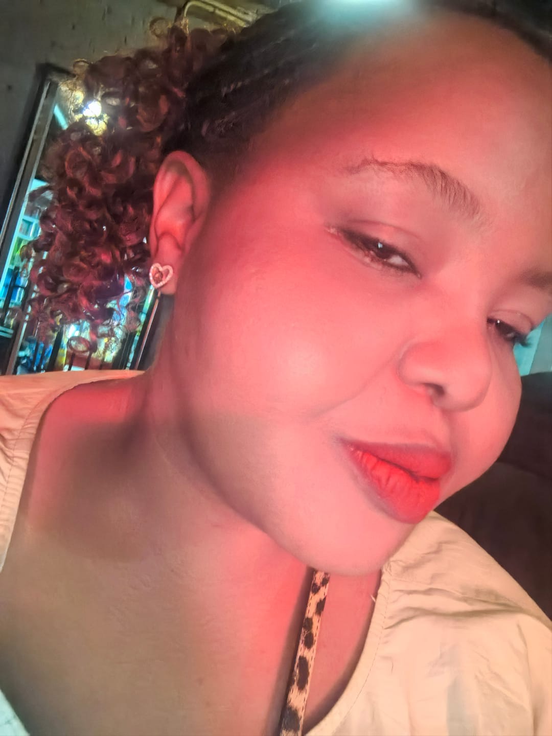 Customer photo review of Gold Thando Luxe Studs