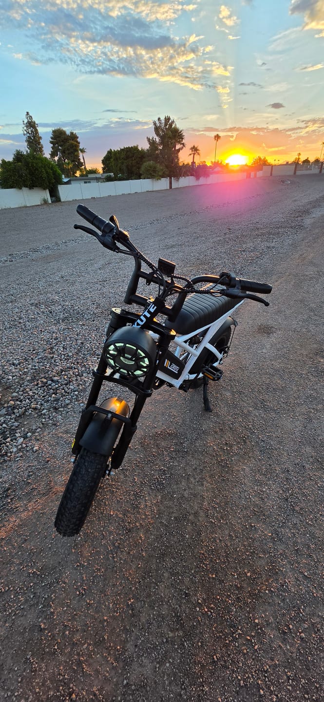 Customer photo review of Eskute® V100 16*4.0" Electric Bike for Kids&Teens