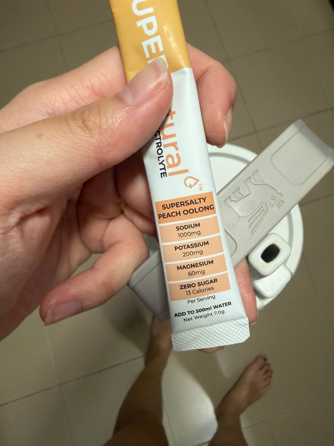 Customer photo review of SUPERSALTY - Rapid Electrolytes