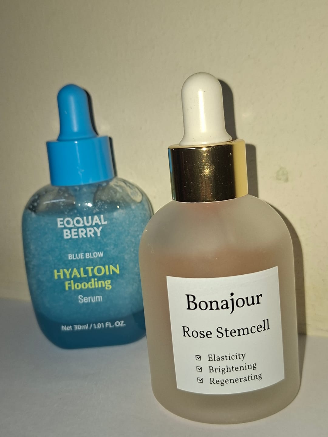 Customer photo review of Bonajour Rose Stem Cell Ampoule 30ml