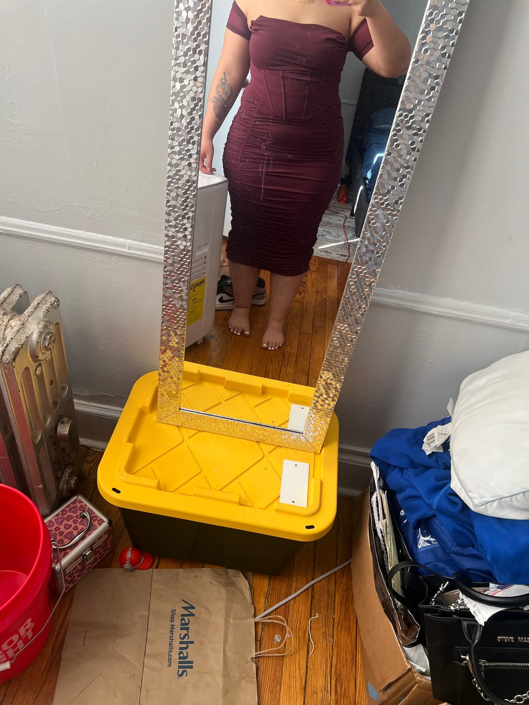 Customer photo review of Scarlett Midi Dress