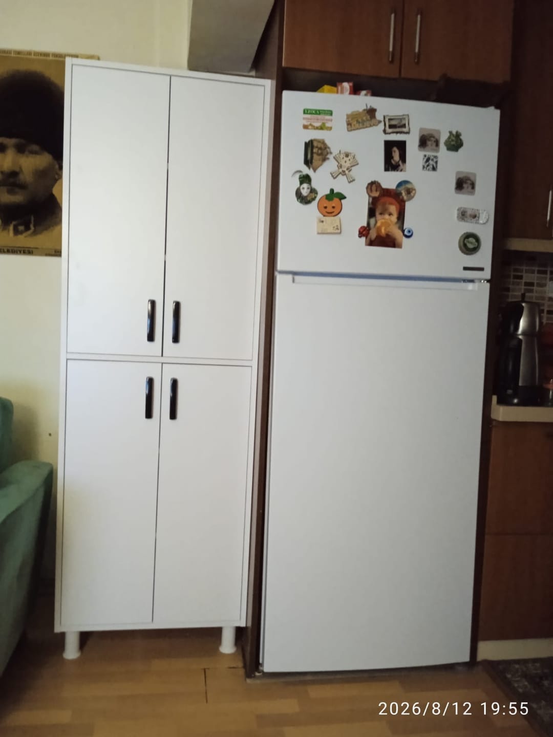 Customer photo review of Rani F1 Çok Amaçlı Dolap 4 Kapaklı 6 Raflı Banyo Kiler Mutfak Dolabı Beyaz M4