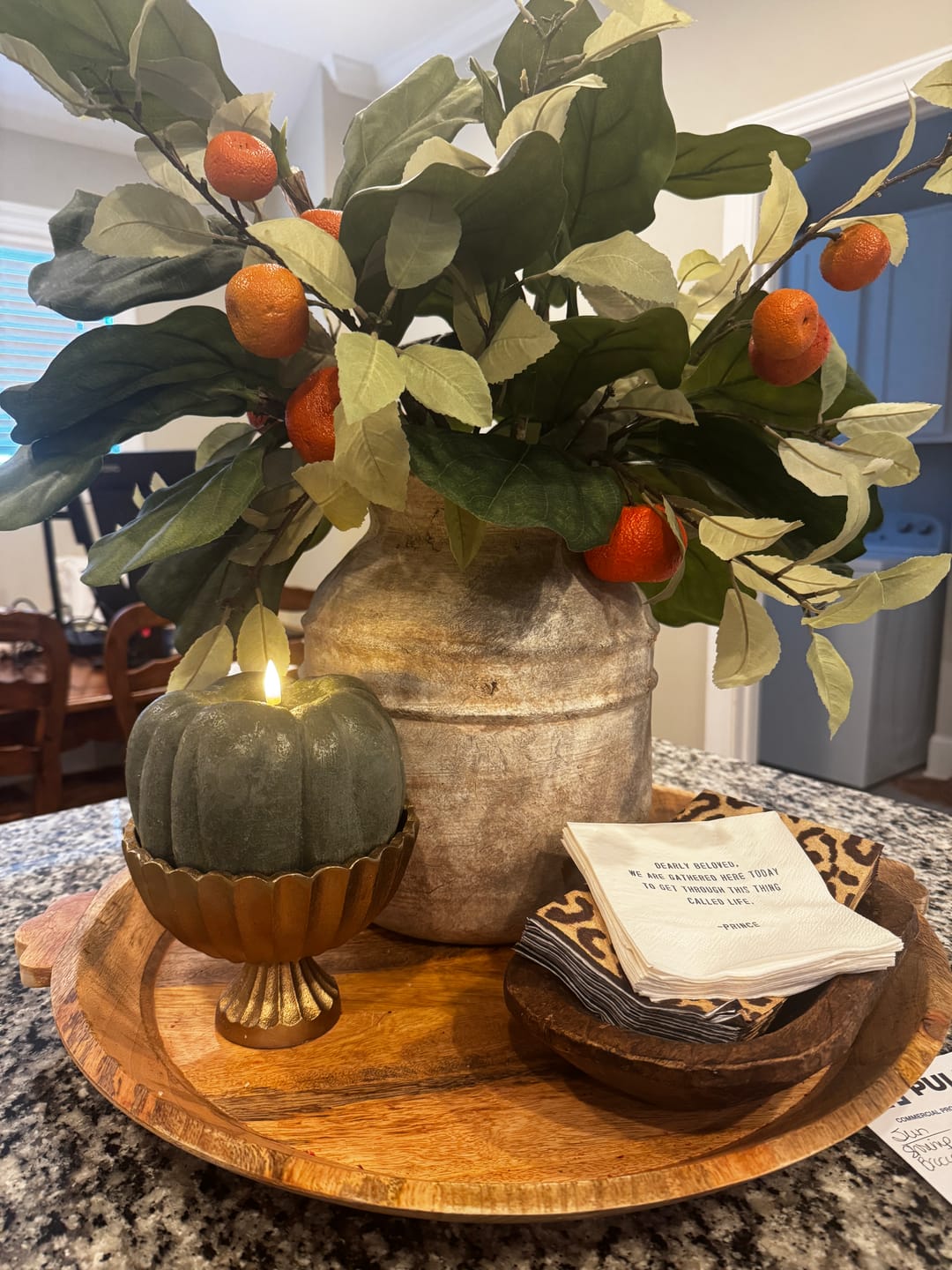 Customer photo review of Flameless Pumpkin Candles