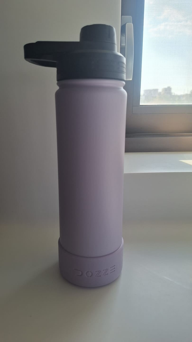 Customer photo review of DOZZE Water Bottle Silicone Boot | Small