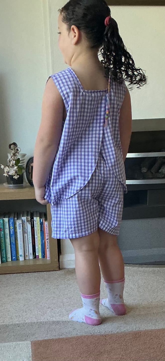 Customer photo review of 1/4 inch Gingham Polycotton Fabric
