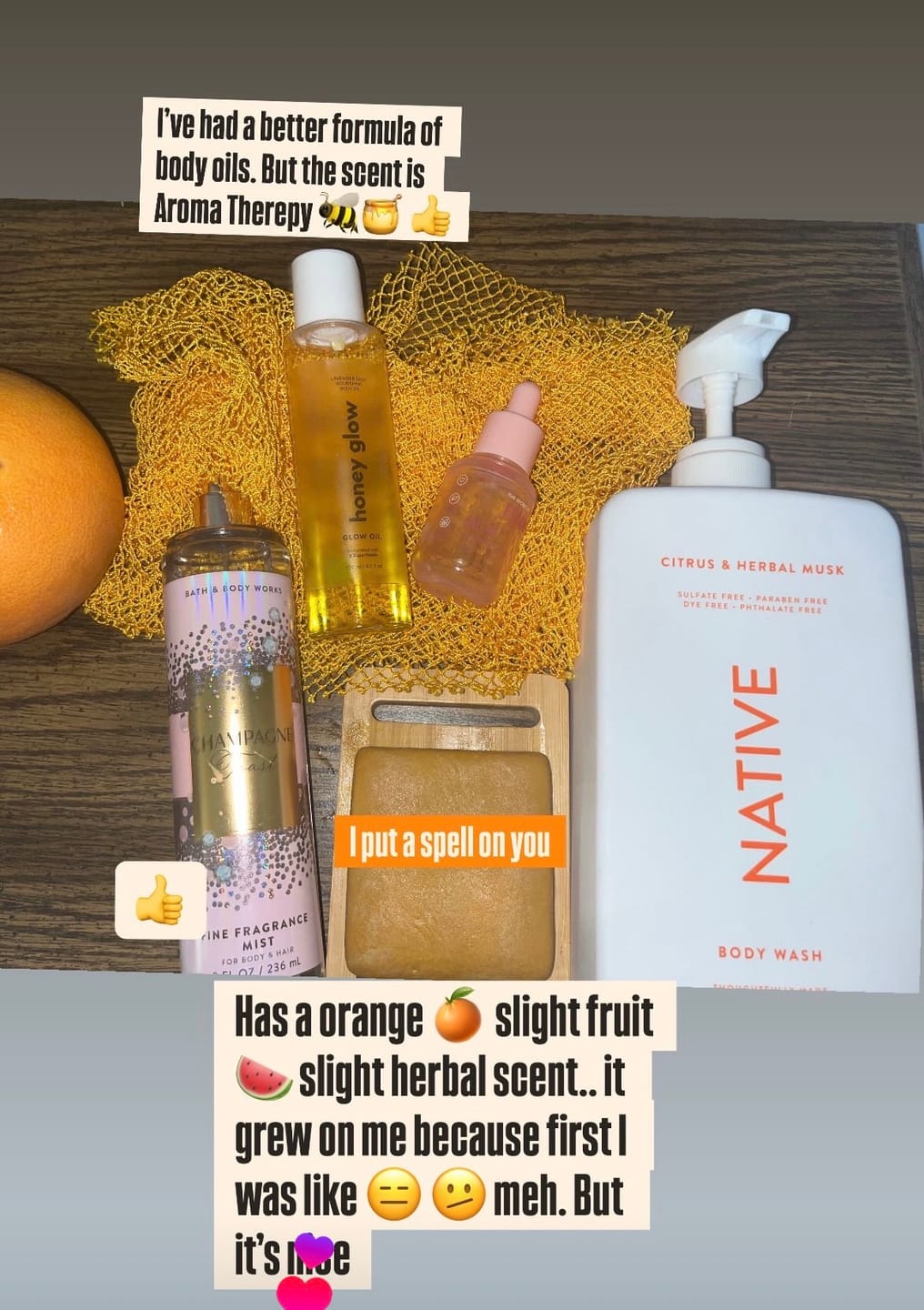 Customer photo review of Glow Oil -  Formulated with 9 Superfoods