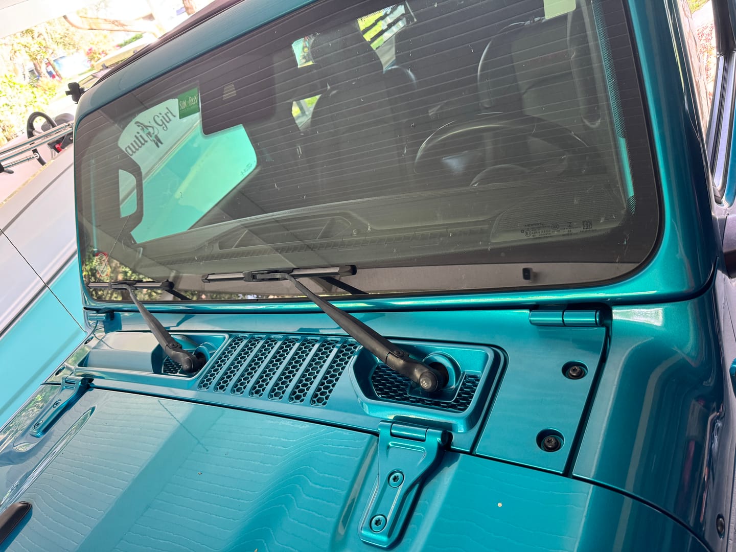 Customer photo review of OEM Cowl Wiper Panel Color Matched  JL JT 2018+