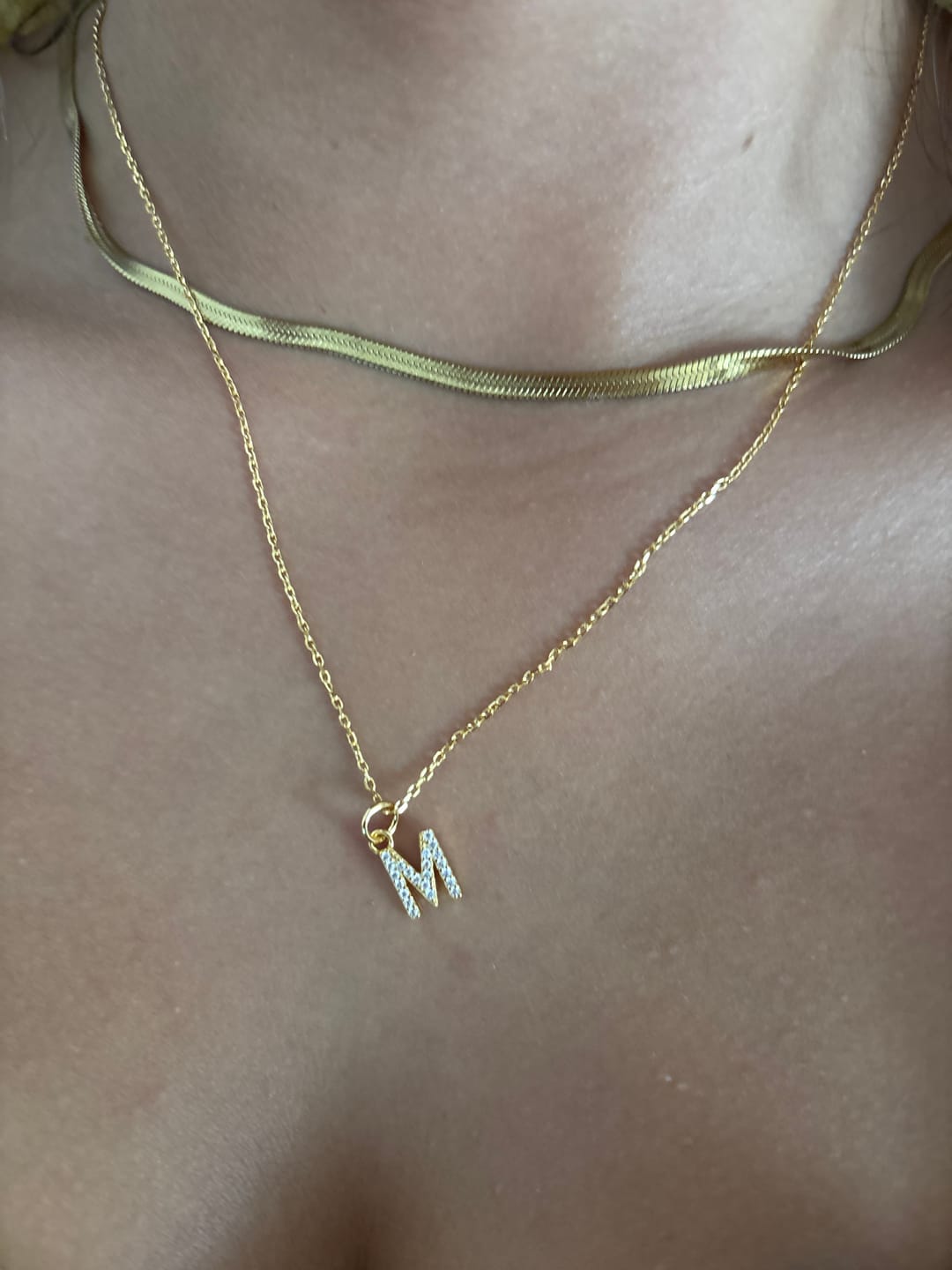 Customer photo review of Collar Little Inicial