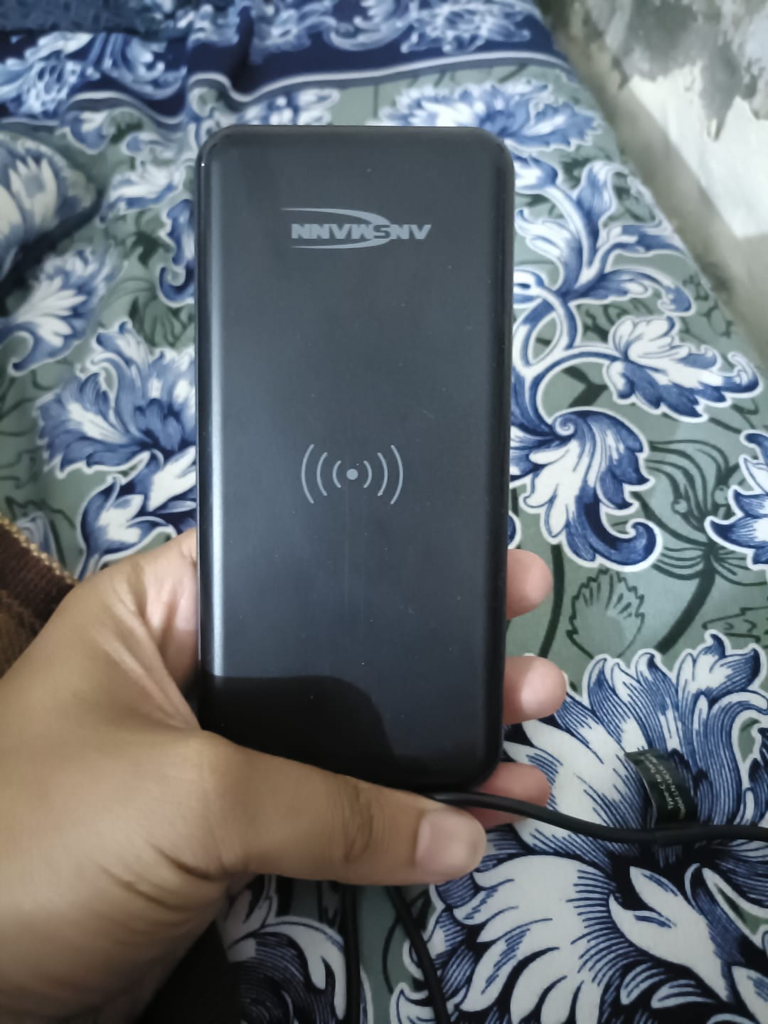 Customer photo review of ANSMANN 10,000mAH 10W Wireless Powerbank - German Lot