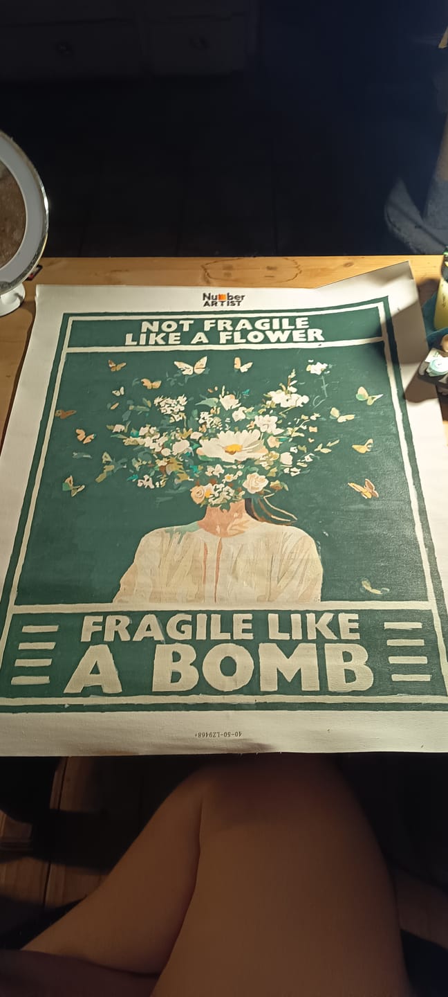 Customer photo review of Fragile Like a Bomb
