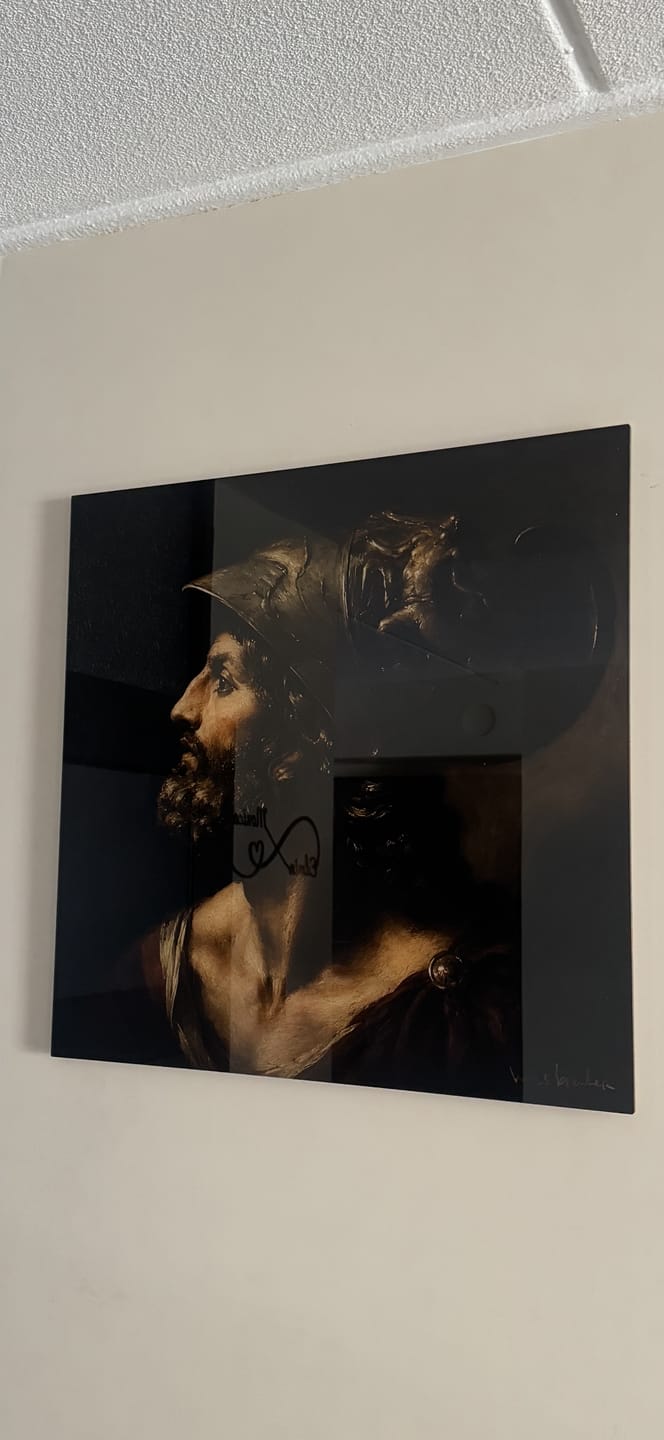 Customer photo review of AJAX Griekse held schilderij