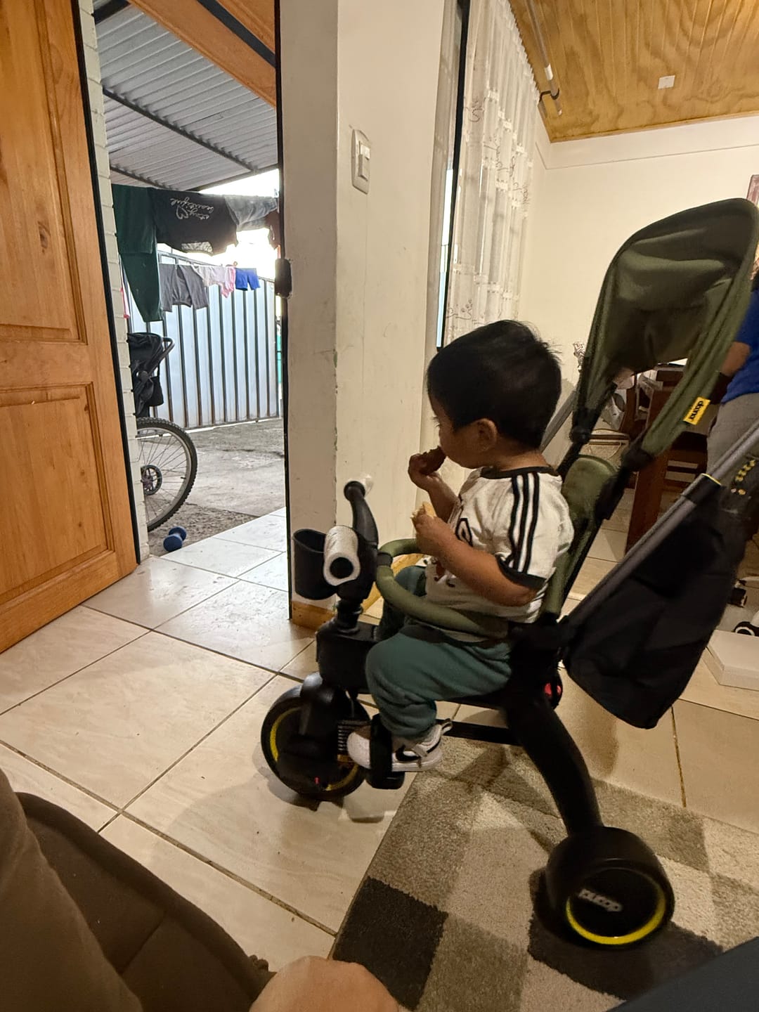 Customer photo review of Triciclo 5 en 1 Liki Trike S3 Desert green - Doona