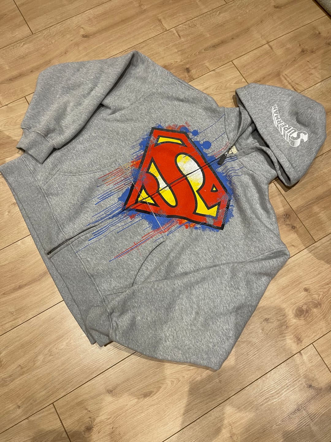 Customer photo review of 5011 - Superman Drip Zip-Ups