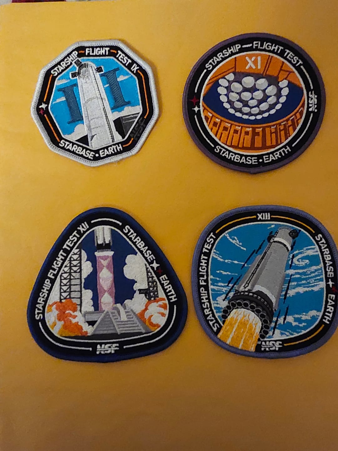Customer photo review of SpaceX Starship Flight 13 - Collectors Patch