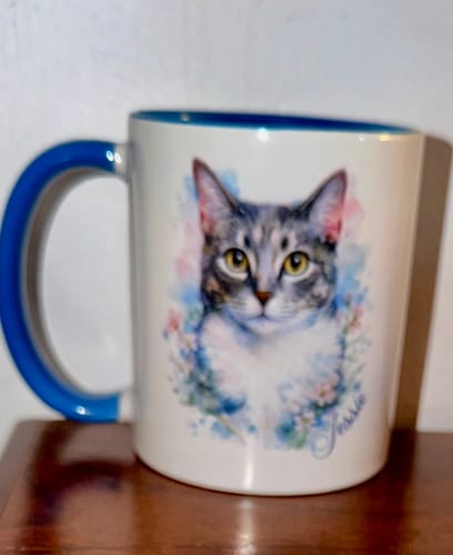 Customer photo review of Personalised Mug - Watercolour