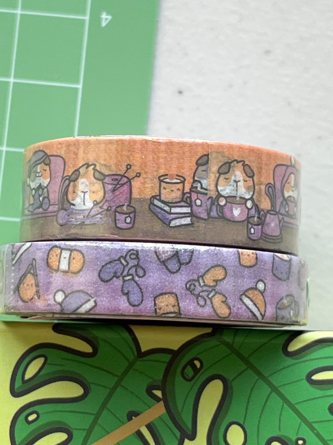 Customer photo review of Staying Cozy Washi Tapes (Set of 2)