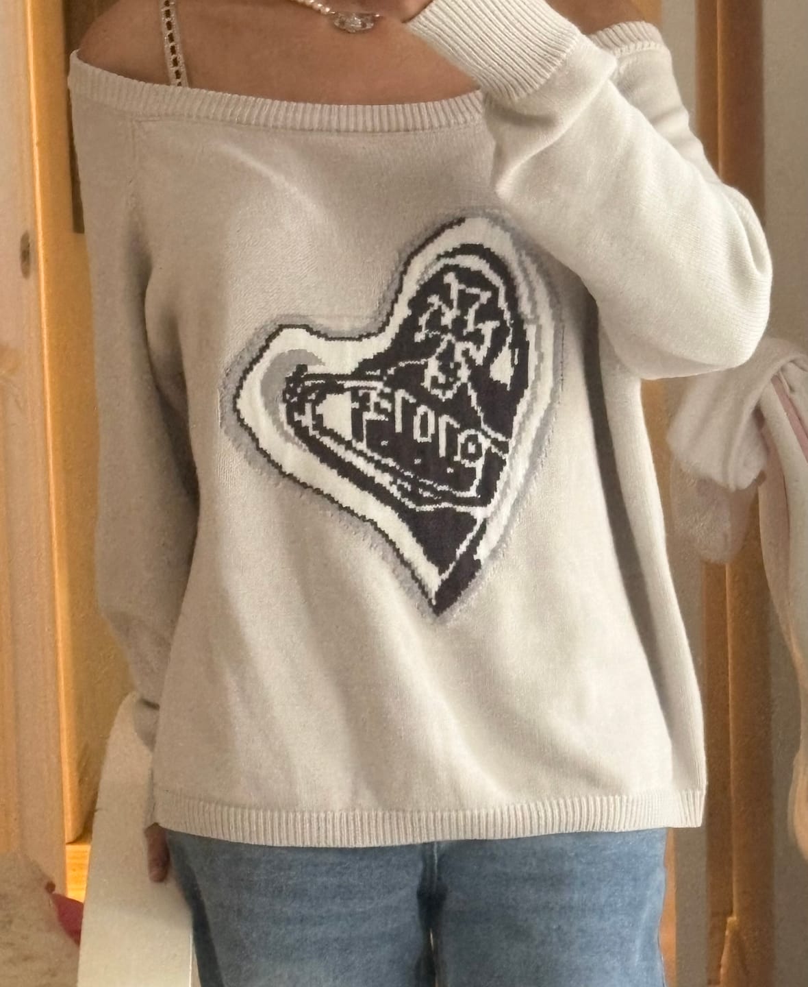 Customer photo review of 707 FLAME KNIT SWEATER