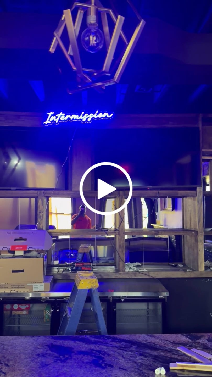 Customer video review of Intermission -  Premium Neon Artwork
