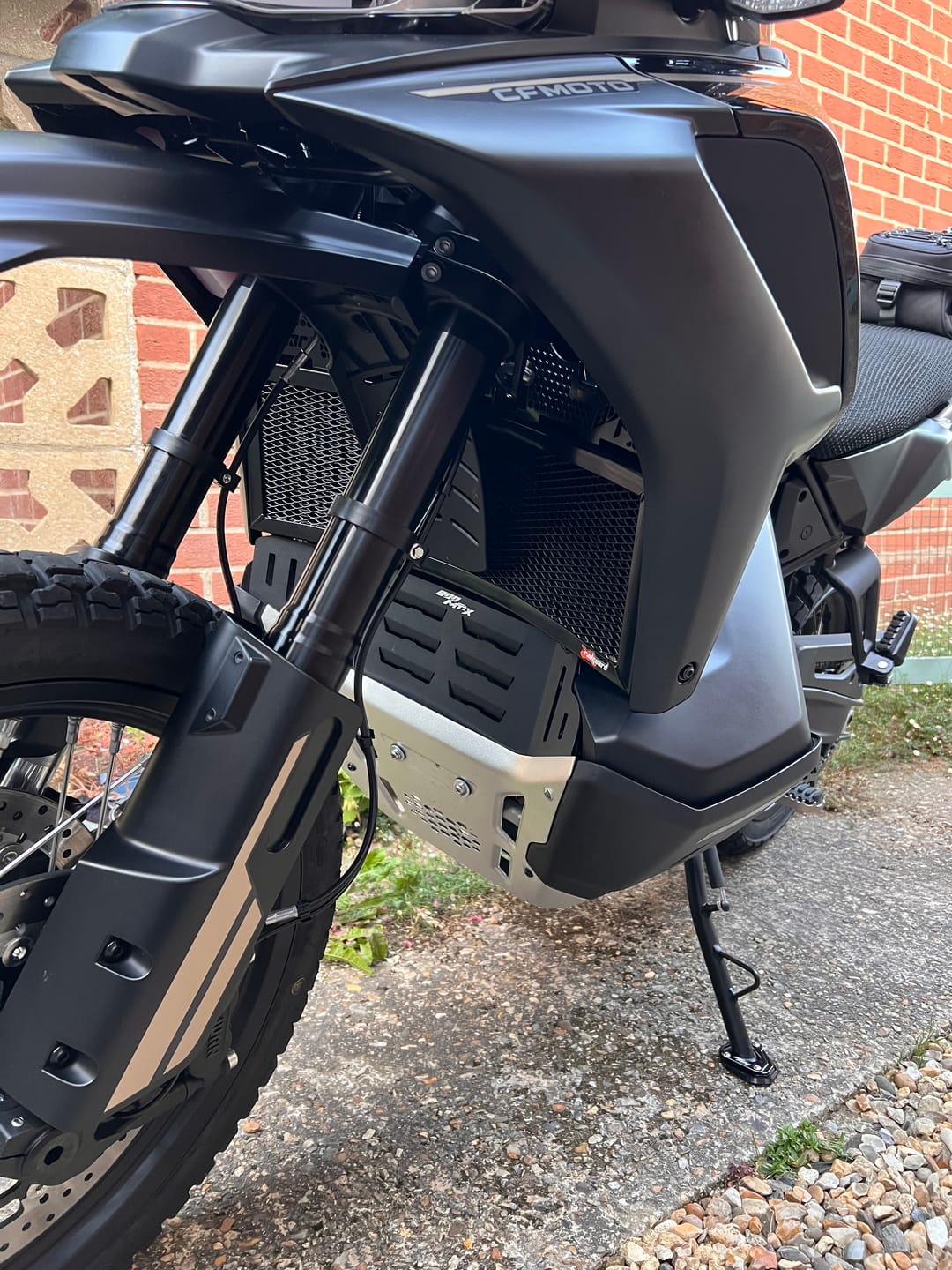 Customer photo review of CFMoto 800MT-X 2025-26 Radiator Guard