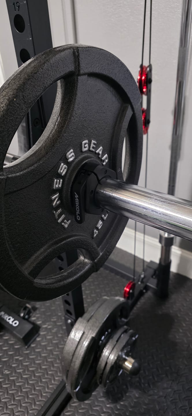 Customer photo review of Magnetic Barbell Collars - 2"