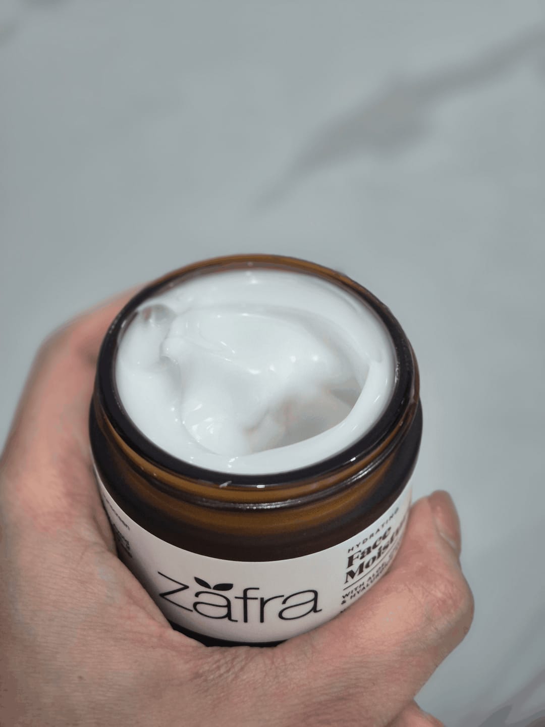 Customer photo review of Zafra Hydrating Face Moisturizer