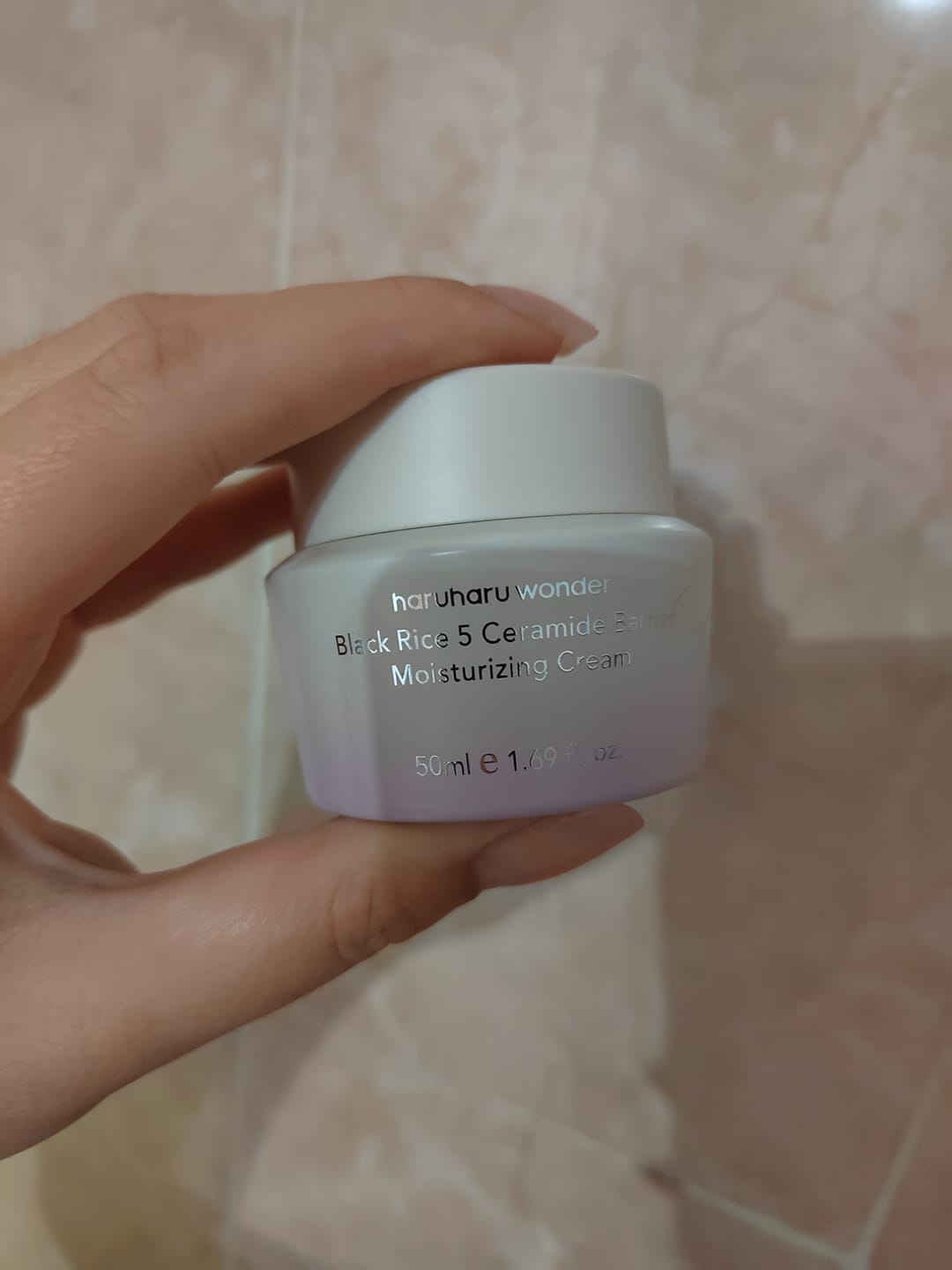 Customer photo review of Mitrinošs krēms Haruharu Wonder Black Rice 5 Ceramide Barrier Moisturizing Cream