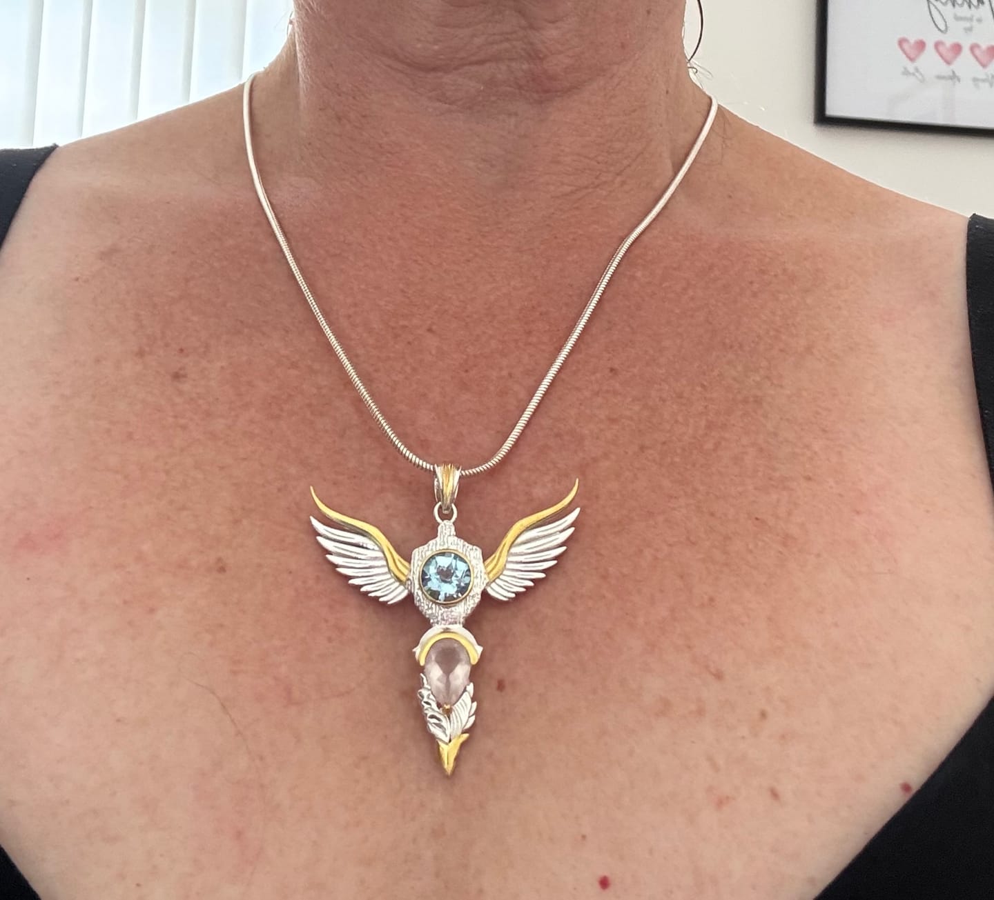 Customer photo review of Sterling Silver Medium Snake Chain