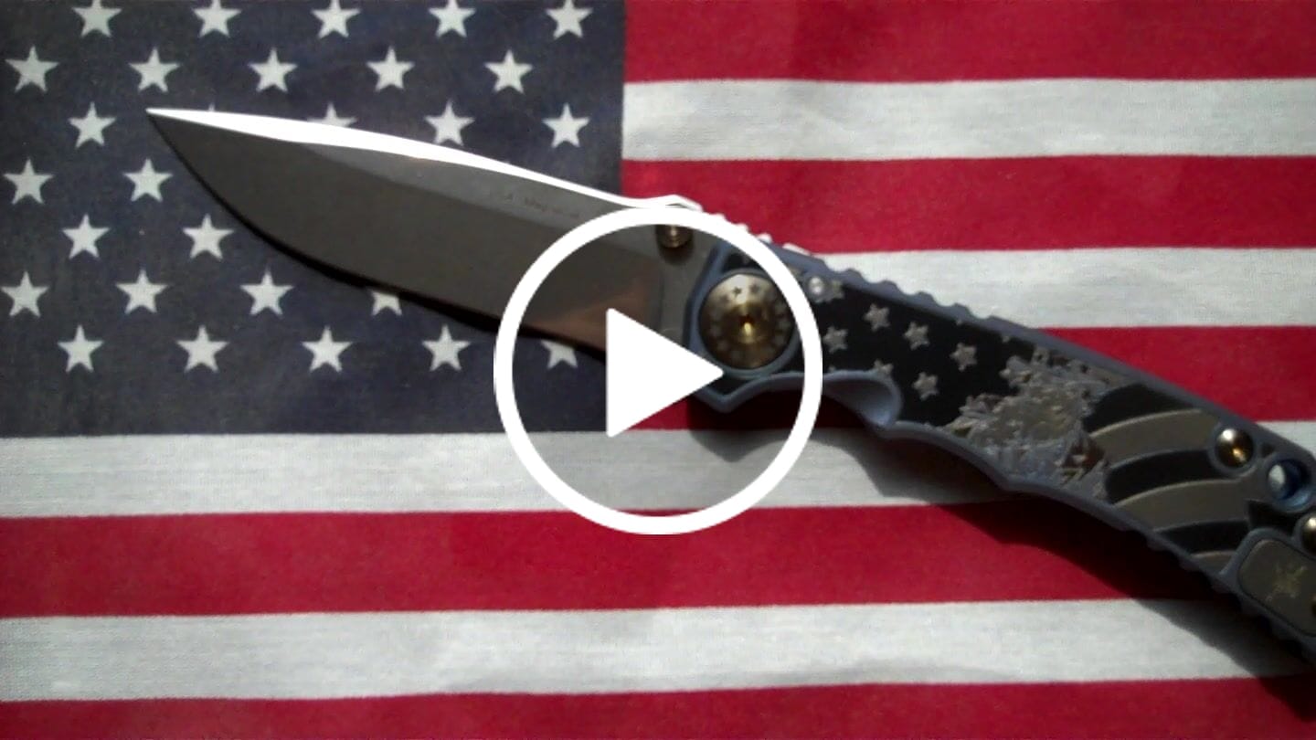 Customer video review of Spartan Blades Uncle Sam Special Edition Harsey Folder SHF - Engraved Titanium - Made in USA (SF5USAM)