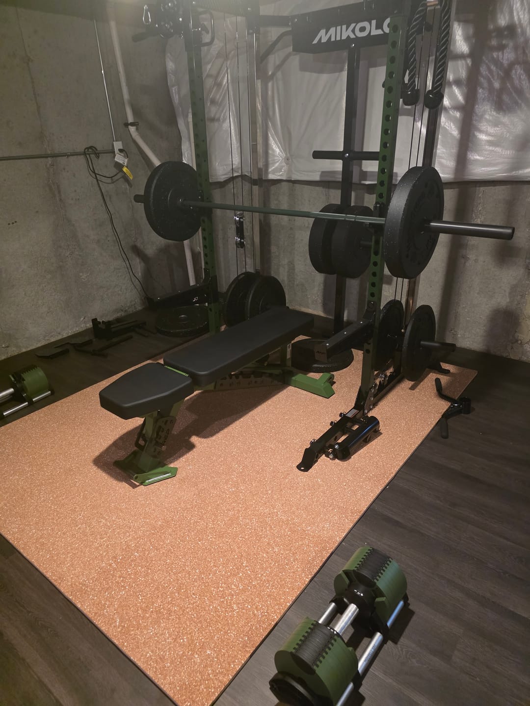 Customer photo review of URA-MAX COLORED Bumper Plate Sets