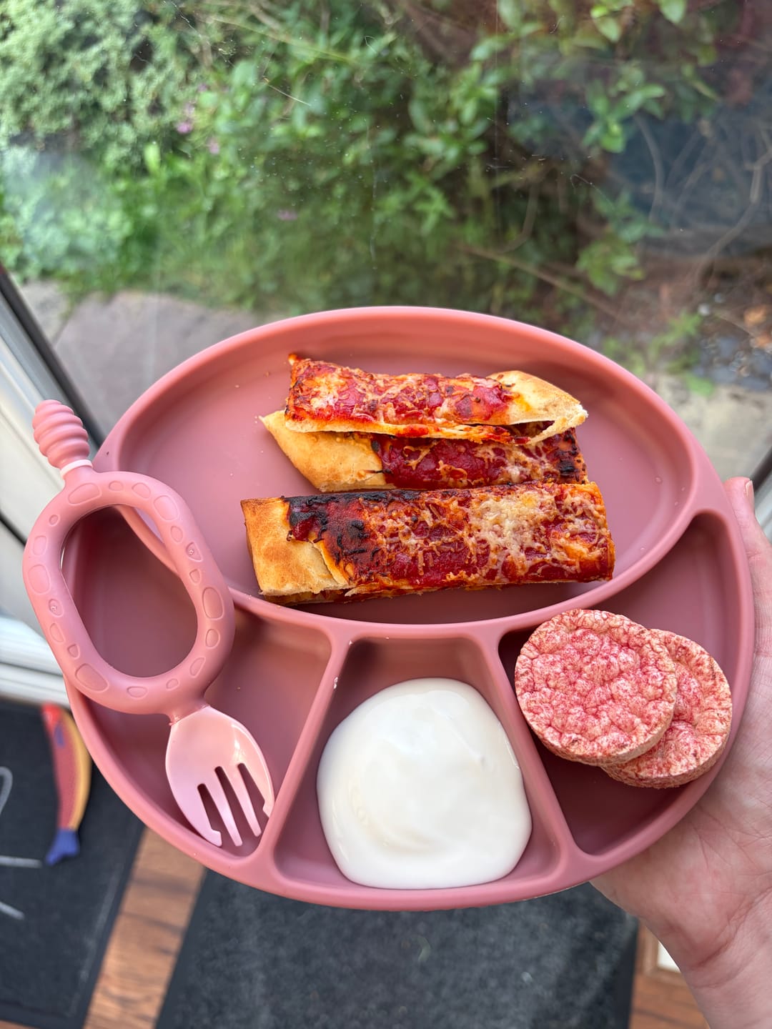 Customer photo review of Multi-stage baby spork and dipper - Sporkit™ (two-pack)