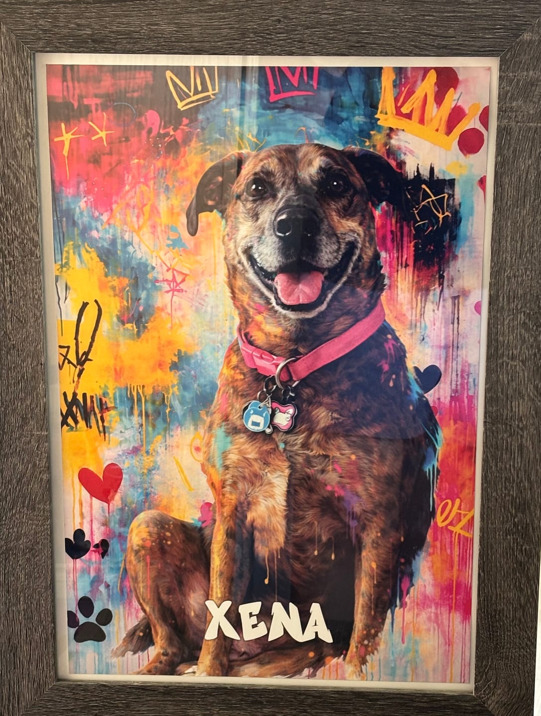 Customer photo review of Graffiti - Personalized Poster