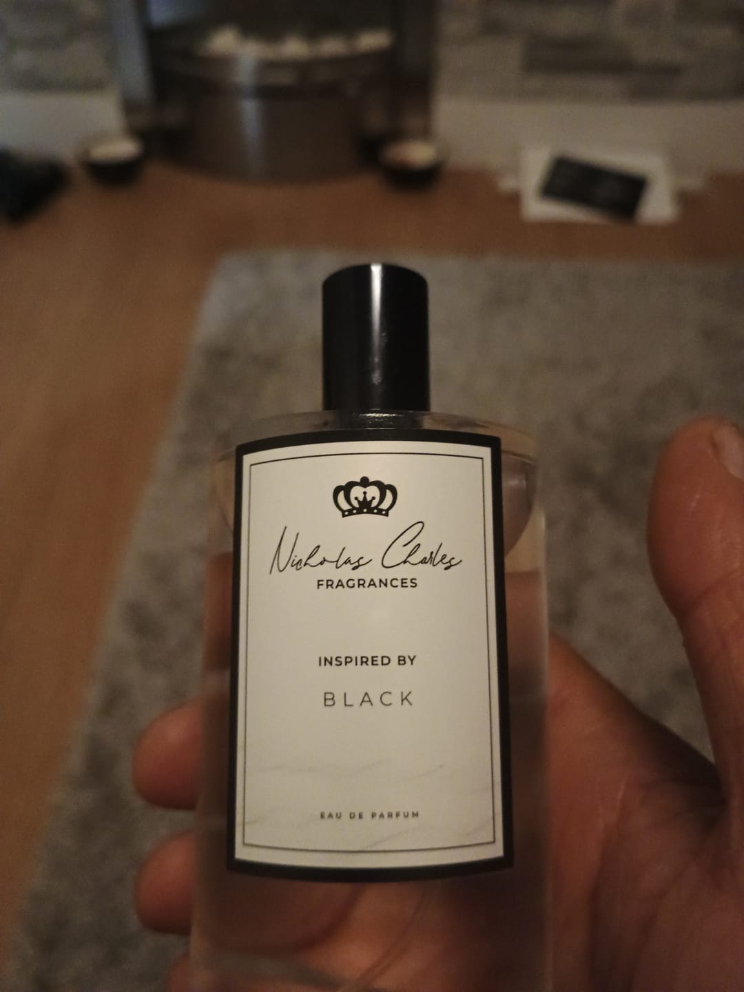 Customer photo review of Luna Rossa Black Inspired Fragrance - Prada Dupe | Nicholas Charles