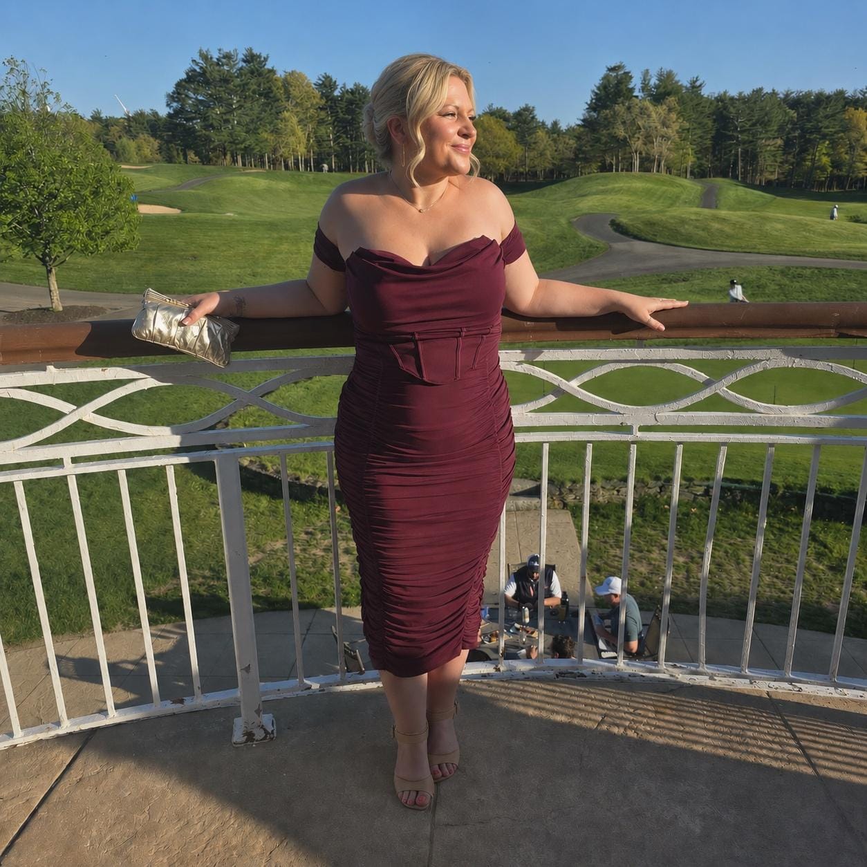 Customer photo review of Scarlett Midi Dress