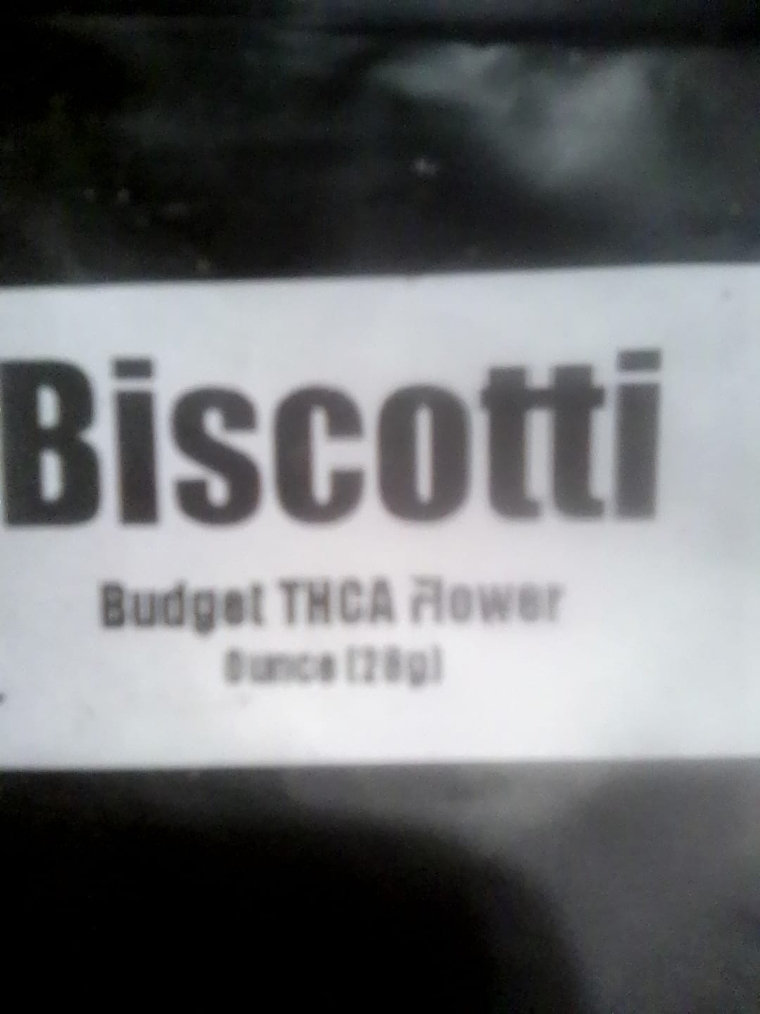 Customer photo review of Biscotti THCA Flower (Budget)