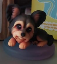 Customer photo review of Personalized Pet 3D Figurine from Photo