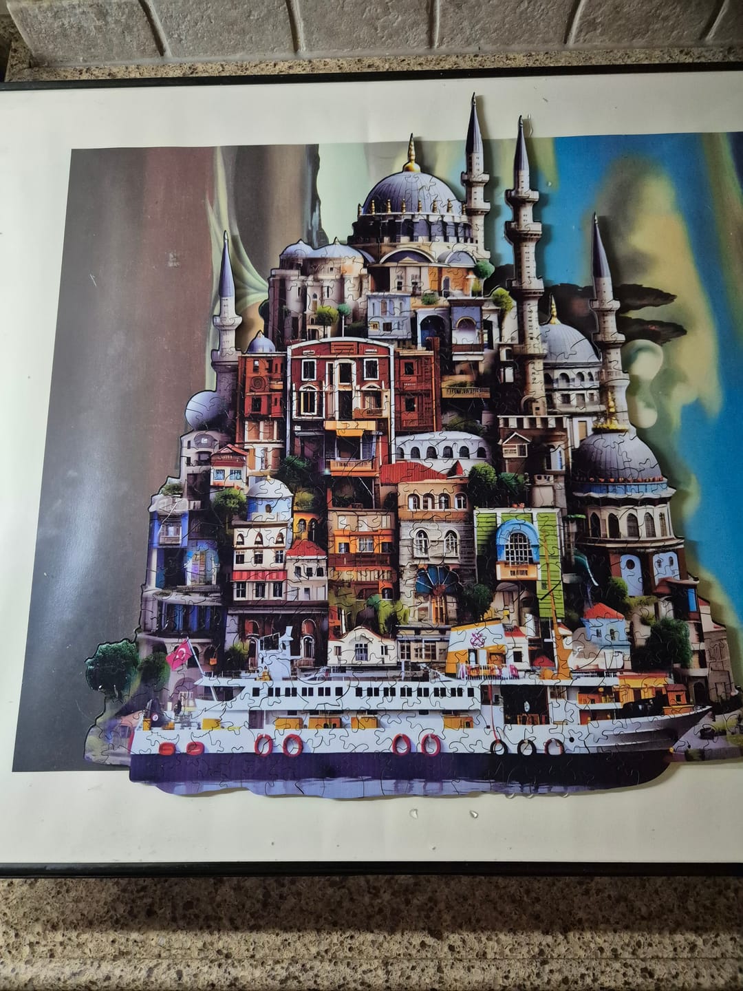 Customer photo review of İstanbul360  - Ahşap Puzzle