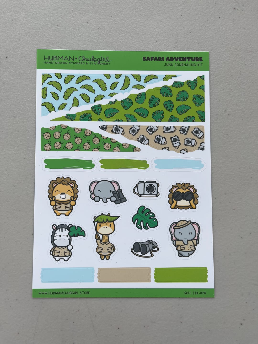 Customer photo review of Safari Adventure Junk Journaling Kit