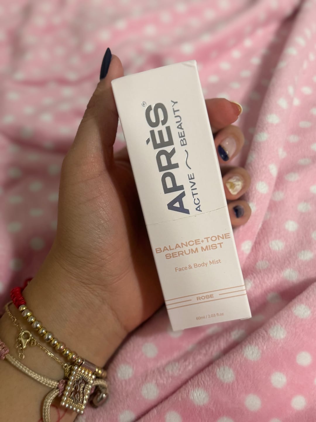 Customer photo review of Balancing Serum Face + Body Mist