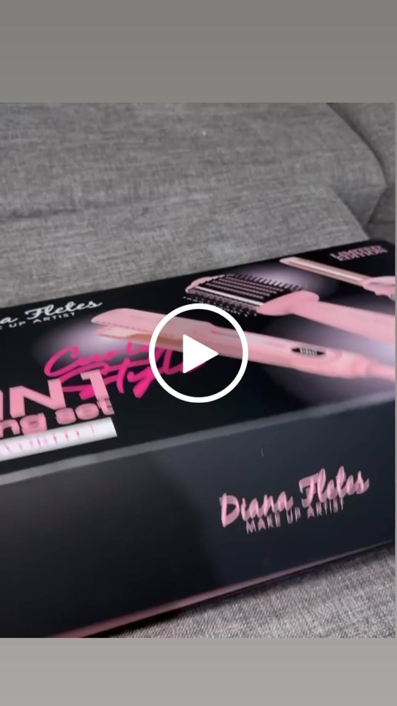 Customer video review of Set 3 en 1 Estilizado Profesional Light Pink